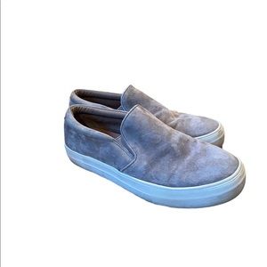 Steve Madden Gray Suede Gills Slip On Shoes Womens Size 8 Gently used